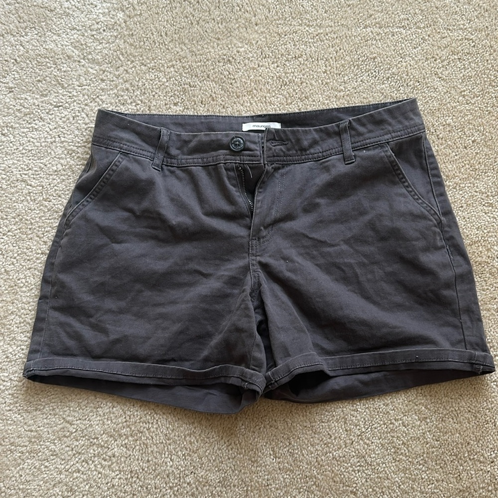 dark grey shorts